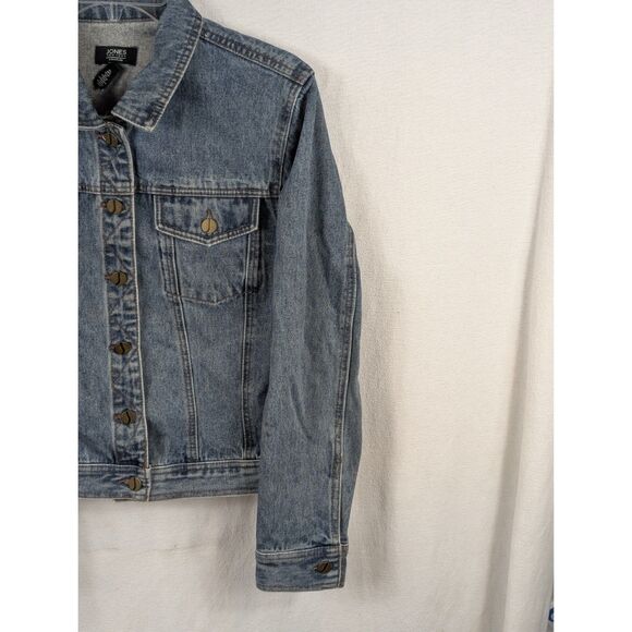 Jones New York Signature Denim Jacket Women's Size Large - Picture 3 of 10